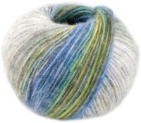 Lana Grossa Picasso 002 Silver Grey/White/Vanilla/Light Blue/Light Grey/Light Green/Dark Green/Olive/Lime