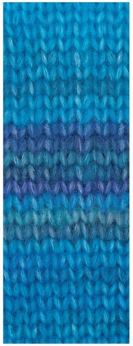 Lana Grossa Picasso 003 Turquoise/Petrol Blue/Royal/Pigeon Blue/Gray Blue-2