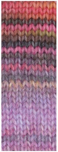 Lana Grossa Picasso 009 Raspberry/Salmon/Grey-Brown/Beige/Grey-Purple/Lilac/Taupe-2