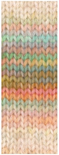 Lana Grossa Picasso 010 Cream/Light Beige/Pink/Pale Green/Light Grey/Pale Yellow/Curry/Grey-Blue/Salmon Pink/Orange-2