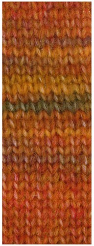 Lana Grossa Picasso 011 Rust/Ochre/Brown/Khaki/Copper Red-2