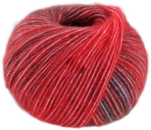 Lana Grossa Picasso 012 Wine/Cherry/Fire Red/Brown Red/Nougat