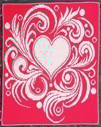 Lovely Blanket Two Tone Crochet Kit - Anke Wintermans