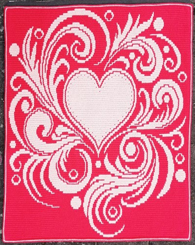 Lovely Blanket Two Tone Crochet Kit - Anke Wintermans