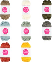 Pink Label Acrylic Ribbon All Colors Yarn Pack