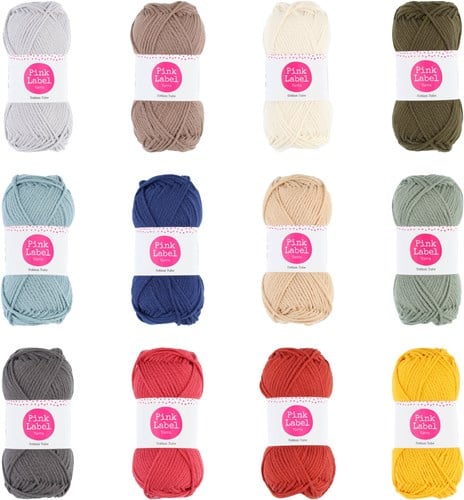Pink Label Cotton Tube All Colors Yarn Pack