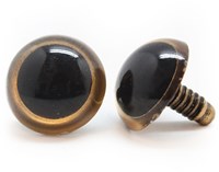 Plastic Safety Eyes Basic 008 Gold 30mm
