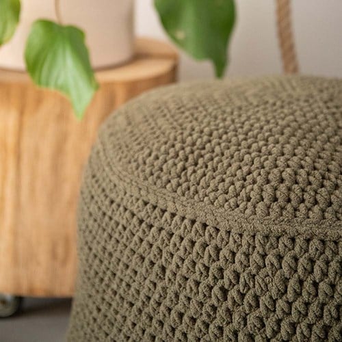 Create-it Teddy Pouf Crochet Kit-2