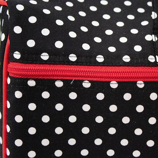 Yarnplaza Knitting Bag Pink Polka Dot 