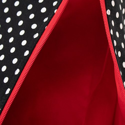 Knitting Bag Polka Dots Black-2