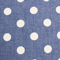 Knitting Bag Denim Polka Dot-2