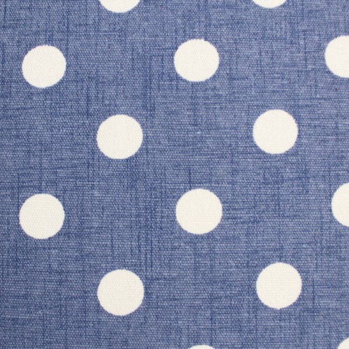 Knitting Bag Denim Polka Dot-2