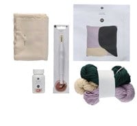 Rico Lavender Cushion Punch Needle Kit-3