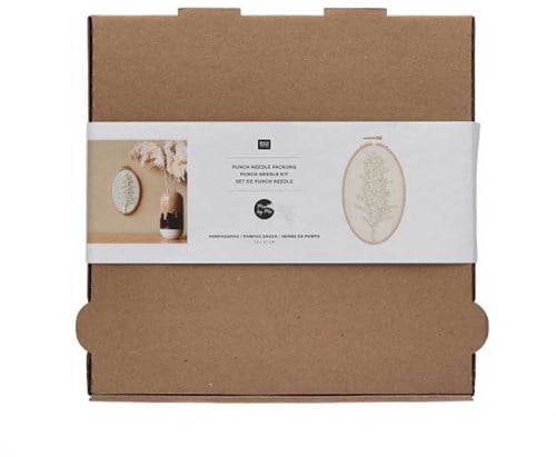 Rico Pampas Grass Picture Punch Needle Kit-2