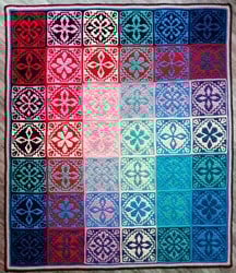 Burst of Joy Blanket Yarn & Crochet Kit Colour Crafter - Anke Wintermans