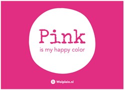 Pink Label Postcard