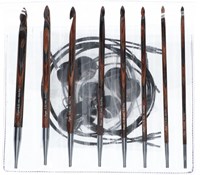 Prym KnitPro Natural Tunisian Crochet Hook Set 3.5 - 8mm-3
