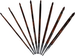 Prym KnitPro Natural Tunisian Crochet Hook Set 3.5 - 8mm