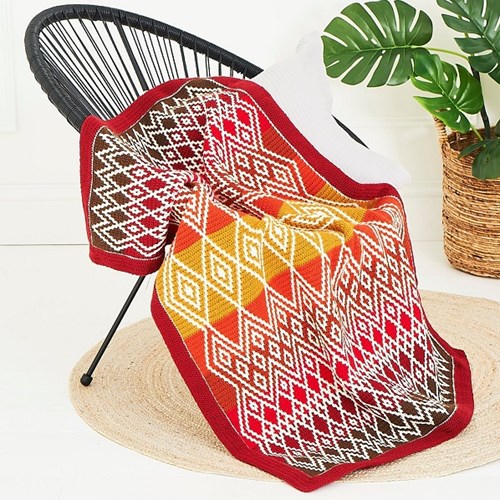 Queen Blanket (Small) CAL Yarn Kit 1 Ruby