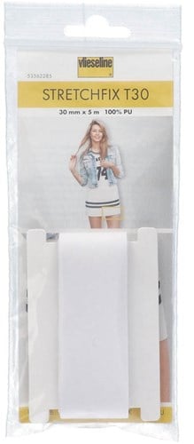 Vlieseline Stretchfix Double-Sided Iron-On Hem Tape Elastic 30 mm x 5 m