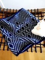 Little Diamonds Cowl - One Skein of Love Yarn and Crochet Kit-2