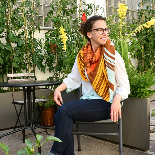 Knitting Pattern Sweet Seventies Shawl-3