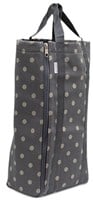 Knitting Bag Reversible Charcoal Spot