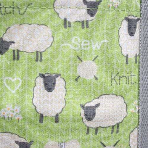 Knitting Bag Reversible Sheep