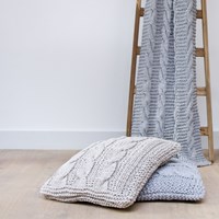 Knitting Pattern RibbonXL Cable Throw
