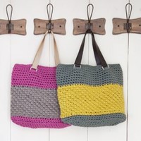 Crochet Pattern RibbonXL Valencia Bag