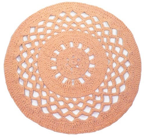 Crochet Pattern RibbonXL Round Rug-2