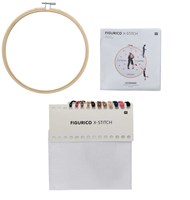 Rico Figurico Lovebirds Embroidery Kit-2