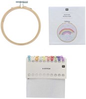 Rico Mini Kit Rainbow Embroidery Kit-2