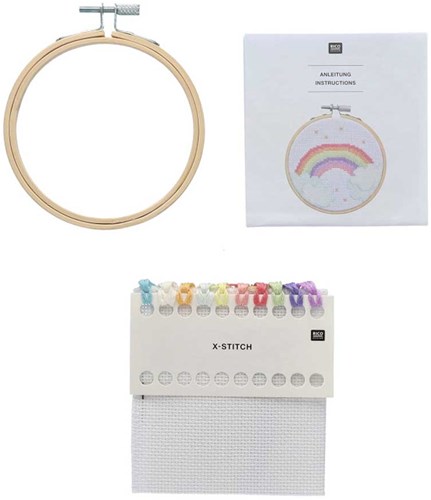 Rico Mini Kit Rainbow Embroidery Kit-2