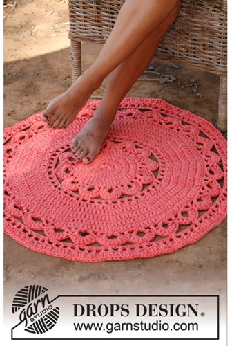 Crochet pattern Round rug