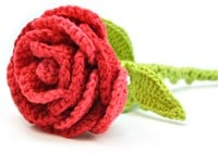 Crochet pattern flower Rose