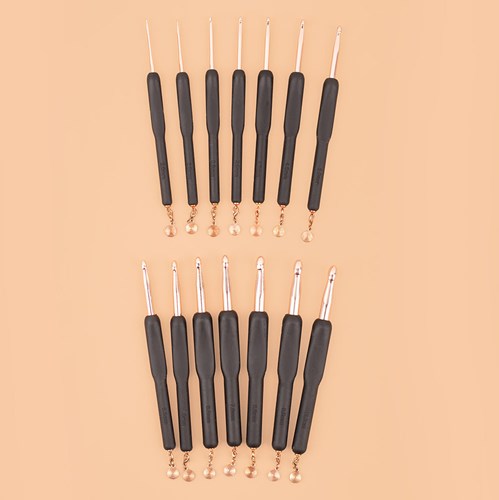 Yarn and Colors crochet hooks promotion set 2 - 10 mm ROSE-2