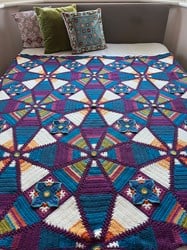 Royal Garden Blanket Special DK & Bellissima Yarn & Crochet Kit - Jane Crowfoot