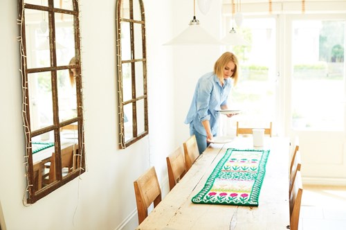 Letitia's Garden Table Runner CAL Yarn Kit 2 City Garden-2