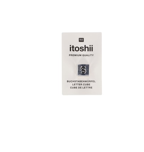 Rico Ponii Beads Character  Cube S -Silver