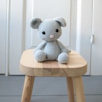 Felt-It Mouse Crochet Kit 012 Lizz - Cement Grey
