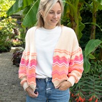 Felt-It Chevron Cardigan Knitting Kit 045 Faith S/M