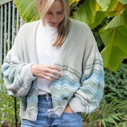 Felt-It Chevron Cardigan Knitting Kit