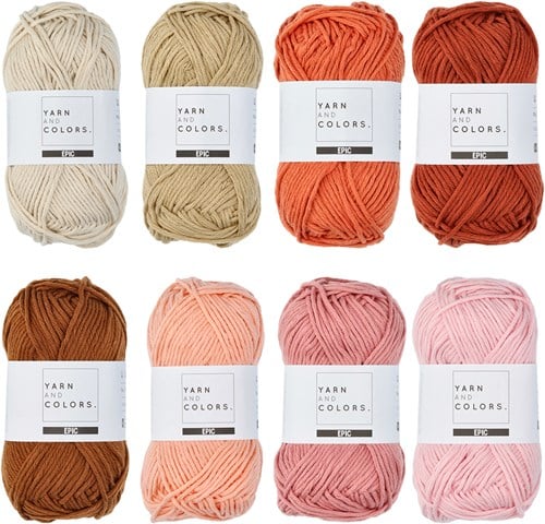 Yarn and Colors Rainbow Roll Crochet Kit 3 Satay-3