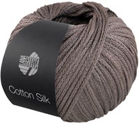 Lana Grossa Cotton Silk 010 Greybraun