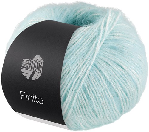 Lana Grossa Finito 003 Pale turquoise/crme