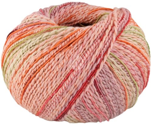 Lana Grossa Torto 012 Peach/Orange/Pale Green/Lilac/Light Green/Salmon/Wine Red
