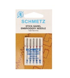 Schmetz Embroidery Needles Size 75/90 - 1 x 5 Needles per card