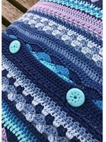 Crochet Pattern Catania Summerstripes Cushion-3