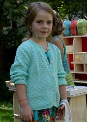 Knitting pattern Catania Girls cardigan